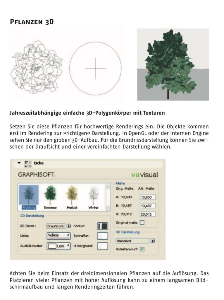 GREENLINE - Planzen und Bäume für Archicad