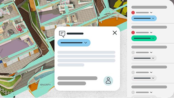 Die Open Collaboration Platform von Nemetschek vernetzt Teams, Werkzeuge und Projektdaten in einer gemeinsamen, kontrollierten Cloud-Umgebung.